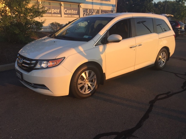 pre owned 2015 honda odyssey ex l 4d passenger van in rochester stk061891 garber honda garber honda